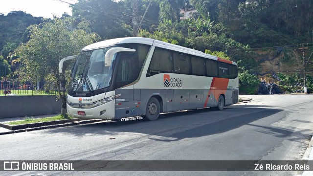 Viação Cidade do Aço RJ 174.191 na cidade de Petrópolis, Rio de Janeiro, Brasil, por Zé Ricardo Reis. ID da foto: 10349777.