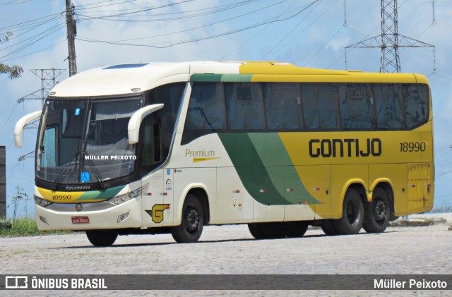 Empresa Gontijo de Transportes 18990 na cidade de Rio Largo, Alagoas, Brasil, por Müller Peixoto. ID da foto: 10348096.