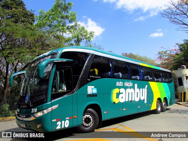 Auto Viação Cambuí 210 na cidade de São Paulo, São Paulo, Brasil, por Andrew Campos. ID da foto: 10349937.