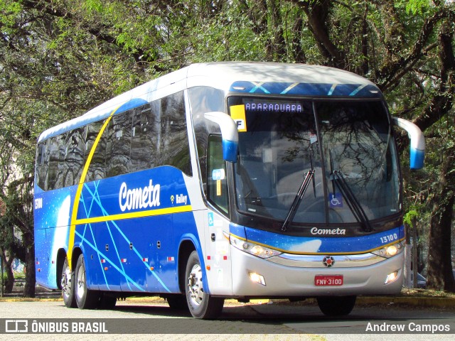 Viação Cometa 13100 na cidade de São Paulo, São Paulo, Brasil, por Andrew Campos. ID da foto: 10349994.