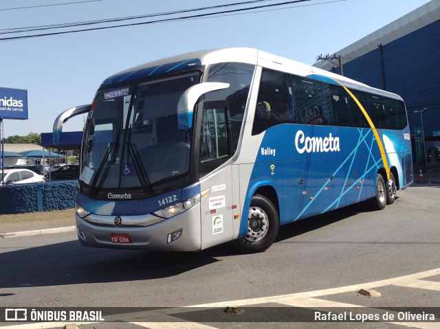 Viação Cometa 14122 na cidade de São Paulo, São Paulo, Brasil, por Rafael Lopes de Oliveira. ID da foto: 10347892.