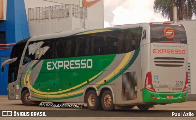 Expresso Transporte e Turismo Ltda. 2028 na cidade de Goiânia, Goiás, Brasil, por Paul Azile. ID da foto: 10348673.