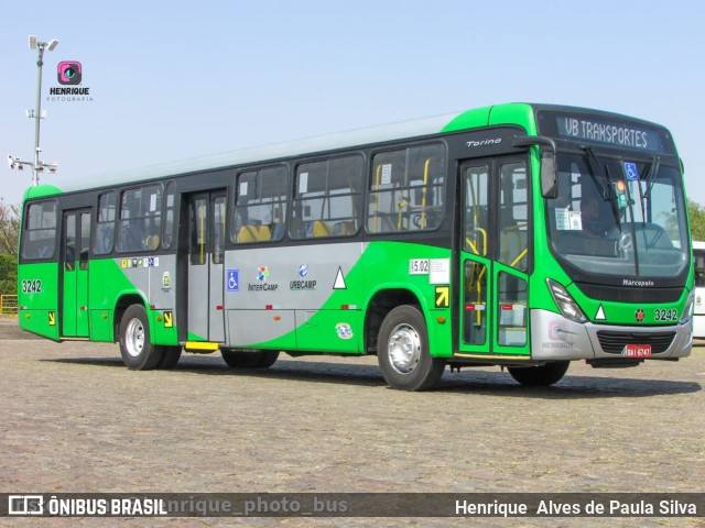 VB Transportes e Turismo 3242 na cidade de Campinas, São Paulo, Brasil, por Henrique Alves de Paula Silva. Número da foto: #10348789.