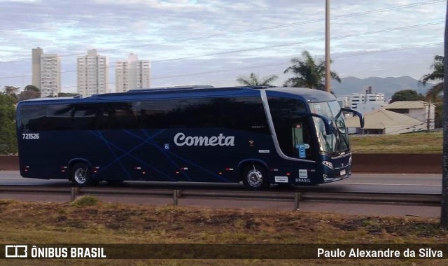 Viação Cometa 721526 na cidade de Betim, Minas Gerais, Brasil, por Paulo Alexandre da Silva. Número da foto: #10349230.