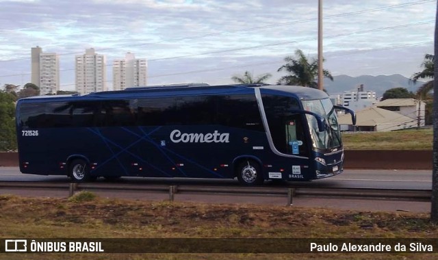 Viação Cometa 721526 na cidade de Betim, Minas Gerais, Brasil, por Paulo Alexandre da Silva. ID da foto: 10349230.