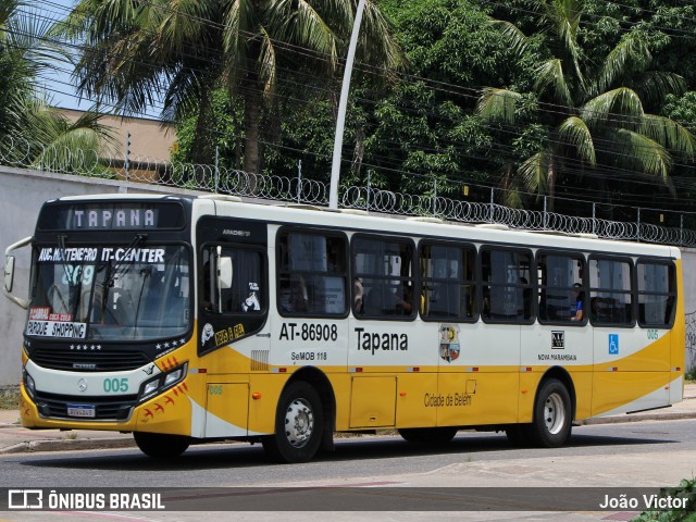 Empresa de Transportes Nova Marambaia AT-86908 na cidade de Belém, Pará, Brasil, por João Victor. ID da foto: 10347819.