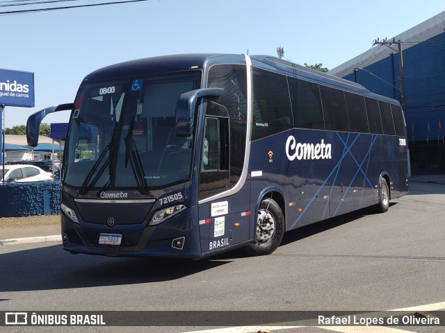 Viação Cometa 721505 na cidade de São Paulo, São Paulo, Brasil, por Rafael Lopes de Oliveira. ID da foto: 10349697.