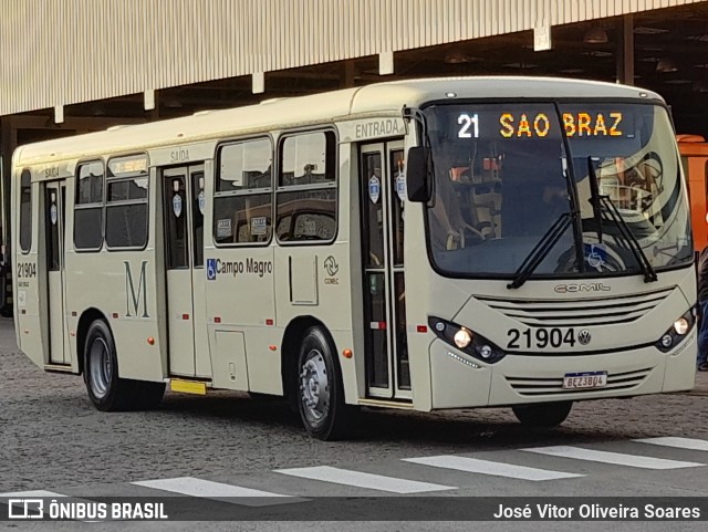 Auto Viação São Braz 21904 na cidade de Curitiba, Paraná, Brasil, por José Vitor Oliveira Soares. ID da foto: 10349375.