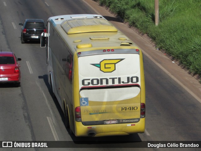 Empresa Gontijo de Transportes 14410 na cidade de Belo Horizonte, Minas Gerais, Brasil, por Douglas Célio Brandao. ID da foto: 10348860.