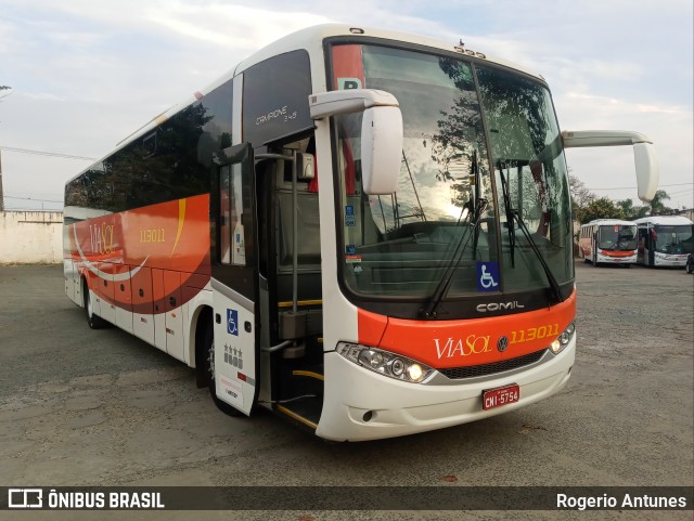 ViaSol Transportes Rodoviários 113011 na cidade de Araras, São Paulo, Brasil, por Rogerio Antunes. Número da foto: #10351918.