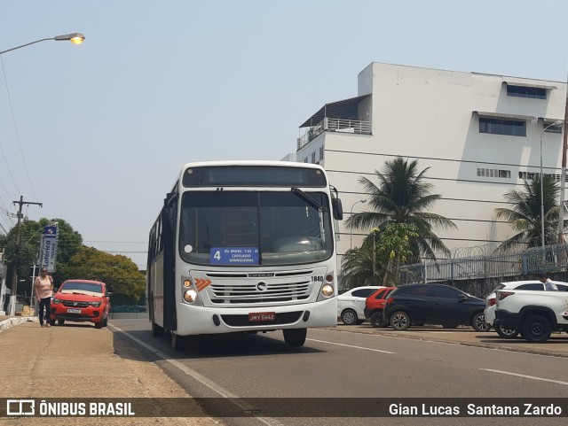 Transvida Transporte Coletivo 1840 na cidade de Ji-Paraná, Rondônia, Brasil, por Gian Lucas  Santana Zardo. ID da foto: 10352367.