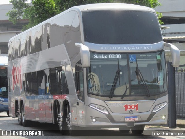Auto Viação 1001 RJ 108.1214 na cidade de Rio de Janeiro, Rio de Janeiro, Brasil, por Luiz Guilherme. Número da foto: #10354525.