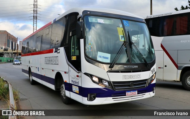 Viação Piracicabana 5113 na cidade de São Paulo, São Paulo, Brasil, por Francisco Ivano. Número da foto: #10354905.