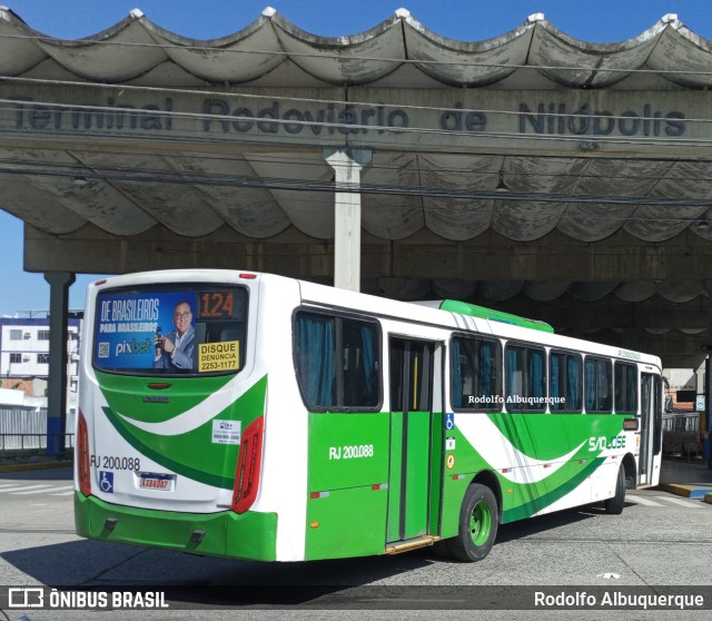 Viação São José RJ 200.088 na cidade de Nilópolis, Rio de Janeiro, Brasil, por Rodolfo Albuquerque. ID da foto: 10353657.