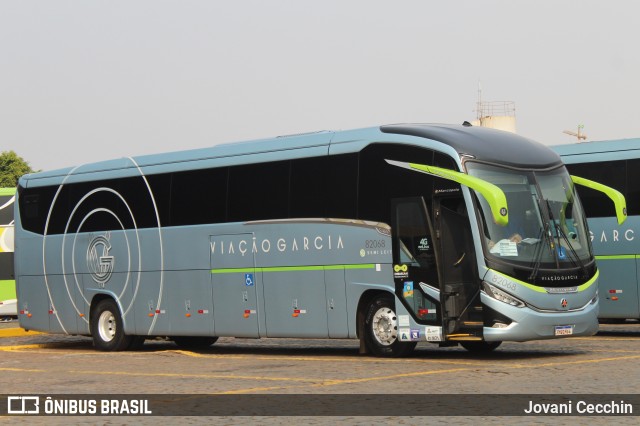 Viação Garcia 82068 na cidade de Londrina, Paraná, Brasil, por Jovani Cecchin. ID da foto: 10354594.