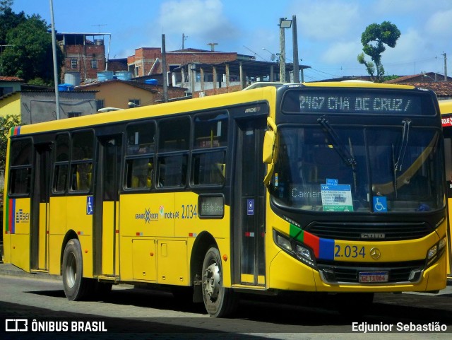 Mobibrasil São Lourenço >>> Mobi-PE 2.034 na cidade de Camaragibe, Pernambuco, Brasil, por Edjunior Sebastião. ID da foto: 10352836.