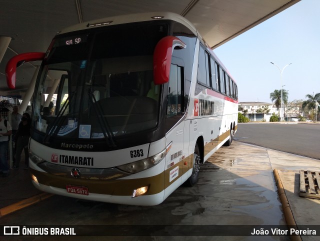 Expresso Itamarati 6383 na cidade de Fernandópolis, São Paulo, Brasil, por João Vitor Pereira. Número da foto: #10353686.