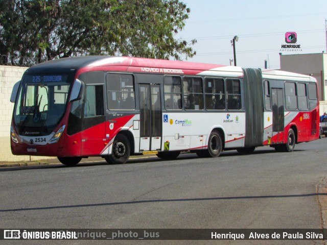 Expresso CampiBus 2534 na cidade de Campinas, São Paulo, Brasil, por Henrique Alves de Paula Silva. Número da foto: #10351870.