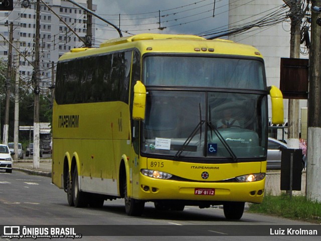 Viação Itapemirim 8915 na cidade de Juiz de Fora, Minas Gerais, Brasil, por Luiz Krolman. ID da foto: 10353910.