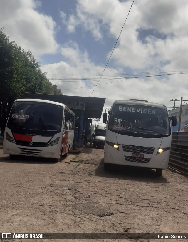 Ônibus Particulares 3522 na cidade de Benevides, Pará, Brasil, por Fabio Soares. ID da foto: 10353873.