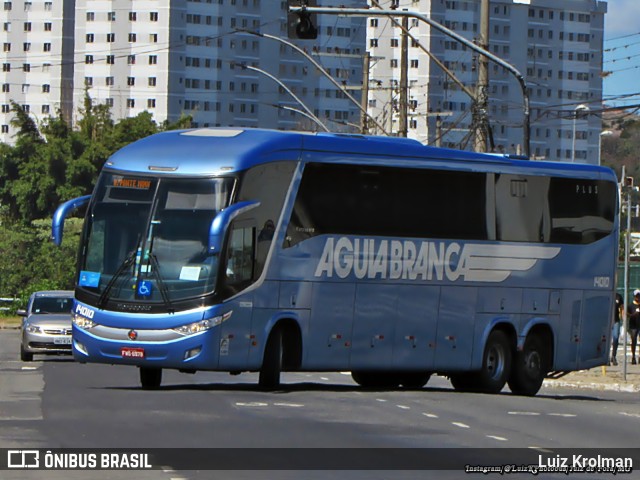 Viação Águia Branca 14010 na cidade de Juiz de Fora, Minas Gerais, Brasil, por Luiz Krolman. ID da foto: 10354067.