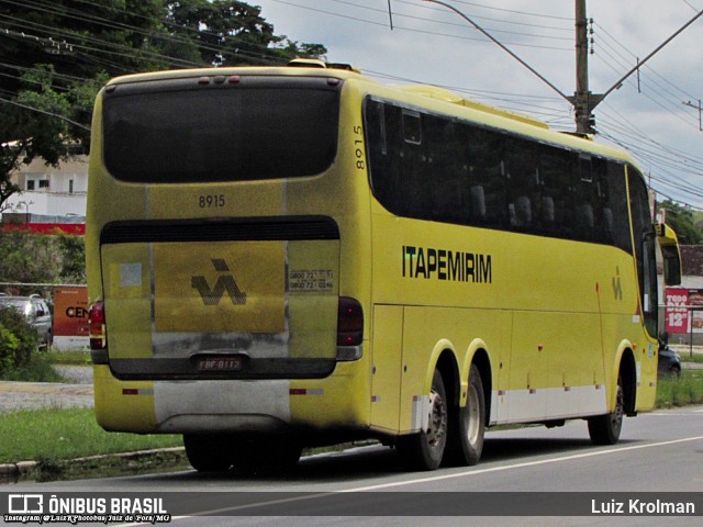 Viação Itapemirim 8915 na cidade de Juiz de Fora, Minas Gerais, Brasil, por Luiz Krolman. Número da foto: #10353915.