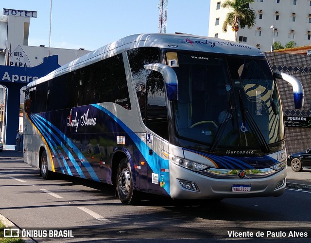 Lady Anna Transportes 1103 na cidade de Aparecida, São Paulo, Brasil, por Vicente de Paulo Alves. ID da foto: 10354119.