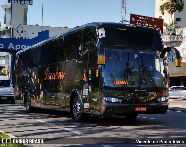 Locabus Locação e Transportes 1684 na cidade de Aparecida, São Paulo, Brasil, por Vicente de Paulo Alves. ID da foto: 10351988.