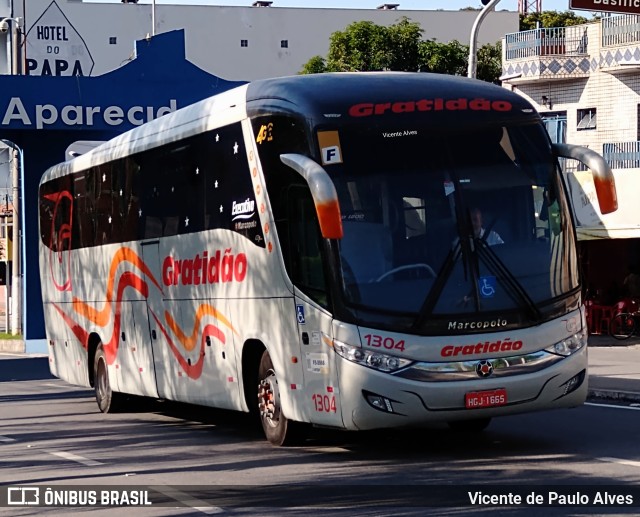 Gratidão Turismo 1304 na cidade de Aparecida, São Paulo, Brasil, por Vicente de Paulo Alves. ID da foto: 10354077.