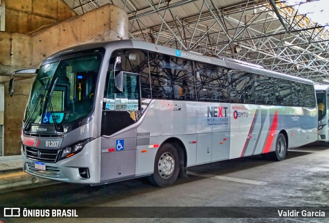 Next Mobilidade - ABC Sistema de Transporte 81.207 na cidade de São Bernardo do Campo, São Paulo, Brasil, por Valdir Garcia. ID da foto: 10353655.