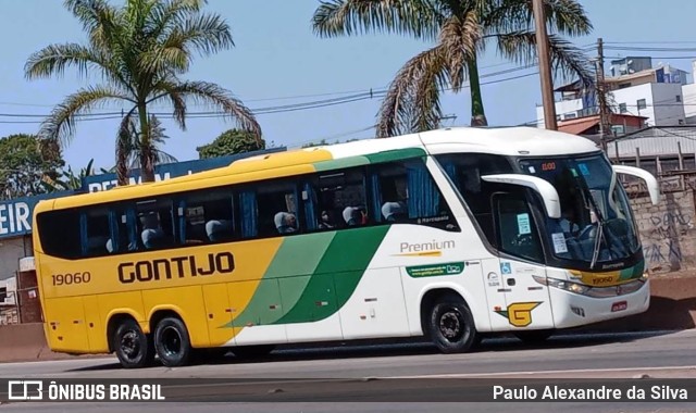 Empresa Gontijo de Transportes 19060 na cidade de Betim, Minas Gerais, Brasil, por Paulo Alexandre da Silva. ID da foto: 10358100.