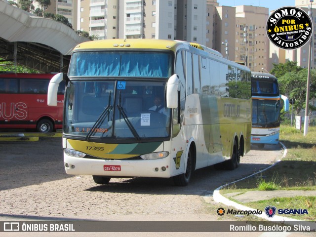 Empresa Gontijo de Transportes 17355 na cidade de Jundiaí, São Paulo, Brasil, por Romílio Busólogo Silva . ID da foto: 10357781.