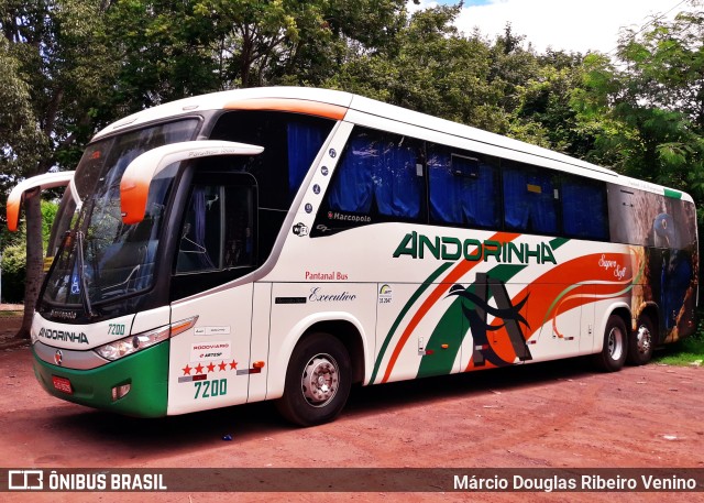 Empresa de Transportes Andorinha 7200 na cidade de Corumbá, Mato Grosso do Sul, Brasil, por Márcio Douglas Ribeiro Venino. ID da foto: 10357227.
