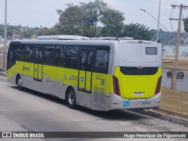 SM Transportes 20953 na cidade de Belo Horizonte, Minas Gerais, Brasil, por Hugo Henrique de Figueiredo. Número da foto: #10356853.