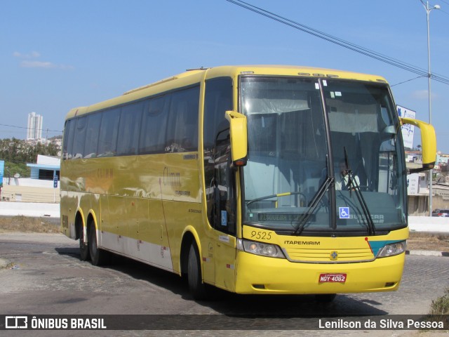Viação Itapemirim 9525 na cidade de Caruaru, Pernambuco, Brasil, por Lenilson da Silva Pessoa. Número da foto: #10358273.