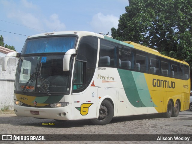 Empresa Gontijo de Transportes 14475 na cidade de Fortaleza, Ceará, Brasil, por Alisson Wesley. ID da foto: 10355718.