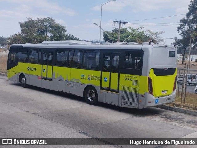 SM Transportes 20953 na cidade de Belo Horizonte, Minas Gerais, Brasil, por Hugo Henrique de Figueiredo. Número da foto: #10356884.