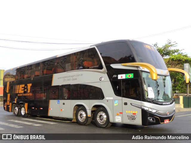 EBT - Expresso Biagini Transportes 3595 na cidade de Belo Horizonte, Minas Gerais, Brasil, por Adão Raimundo Marcelino. ID da foto: 10358744.