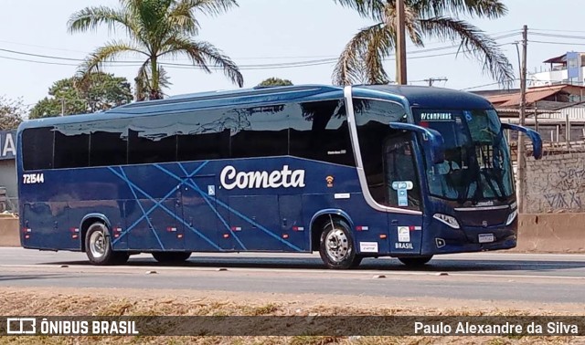 Viação Cometa 721544 na cidade de Betim, Minas Gerais, Brasil, por Paulo Alexandre da Silva. Número da foto: #10358065.