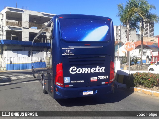 Viação Cometa 721527 na cidade de Aparecida, São Paulo, Brasil, por João Felipe. Número da foto: #10356693.