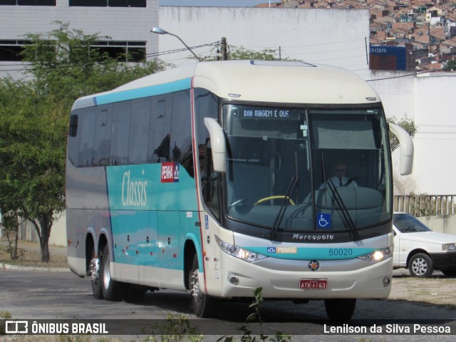 Empresa de Ônibus Nossa Senhora da Penha 50020 na cidade de Caruaru, Pernambuco, Brasil, por Lenilson da Silva Pessoa. ID da foto: 10358266.