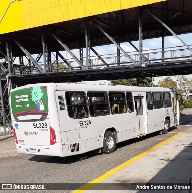 Auto Viação São José dos Pinhais EL329 na cidade de Curitiba, Paraná, Brasil, por Andre Santos de Moraes. Número da foto: #10356854.