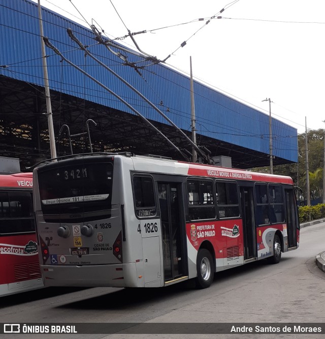 Himalaia Transportes > Ambiental Transportes Urbanos 4 1826 na cidade de São Paulo, São Paulo, Brasil, por Andre Santos de Moraes. Número da foto: #10357222.