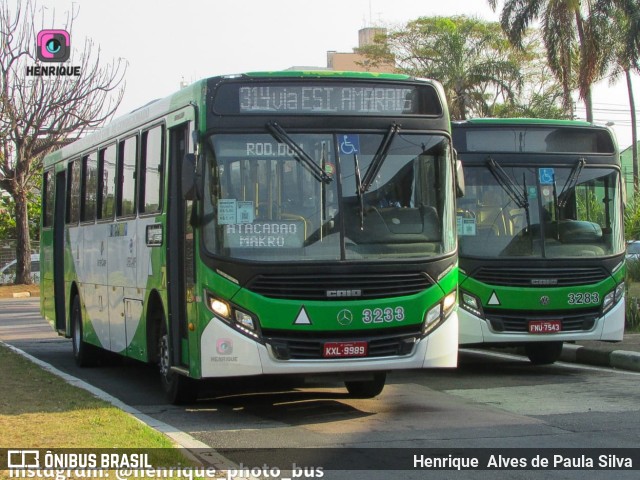 VB Transportes e Turismo 3233 na cidade de Campinas, São Paulo, Brasil, por Henrique Alves de Paula Silva. Número da foto: #10361463.