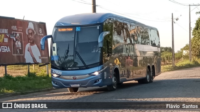 Viação Águia Branca 27820 na cidade de Cruz das Almas, Bahia, Brasil, por Flávio  Santos. Número da foto: #10360794.