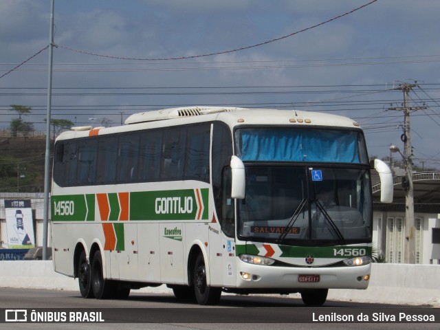 Empresa Gontijo de Transportes 14560 na cidade de Caruaru, Pernambuco, Brasil, por Lenilson da Silva Pessoa. Número da foto: #10359436.