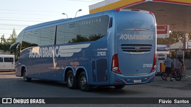 Viação Águia Branca 27820 na cidade de Cruz das Almas, Bahia, Brasil, por Flávio  Santos. ID da foto: 10360814.