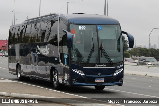 Viação Cometa 721546 na cidade de São Paulo, São Paulo, Brasil, por Moaccir  Francisco Barboza. ID da foto: 10361155.