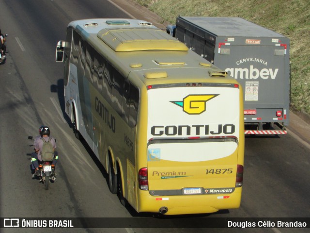 Empresa Gontijo de Transportes 14875 na cidade de Belo Horizonte, Minas Gerais, Brasil, por Douglas Célio Brandao. ID da foto: 10359709.