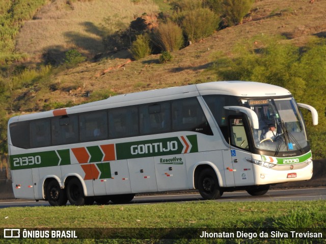 Empresa Gontijo de Transportes 21330 na cidade de Aparecida, São Paulo, Brasil, por Jhonatan Diego da Silva Trevisan. ID da foto: 10360035.